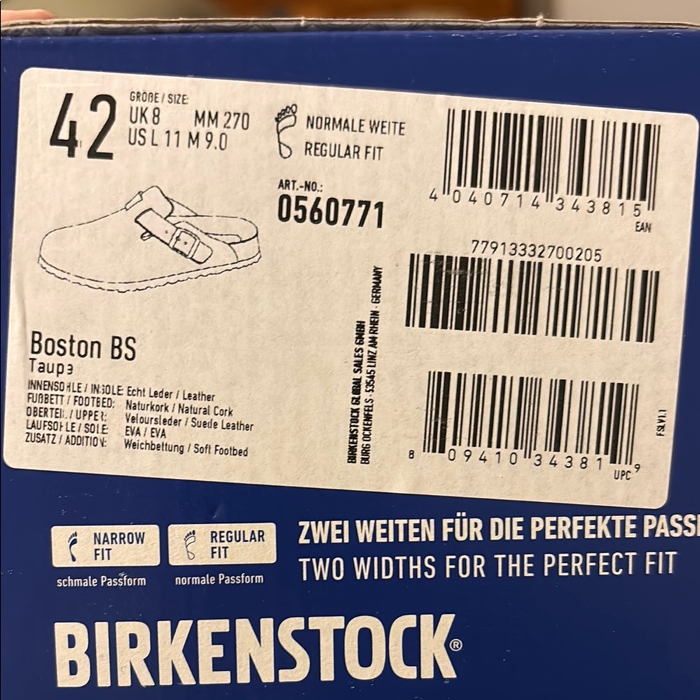Birkenstock Boston Clogs in Taupe